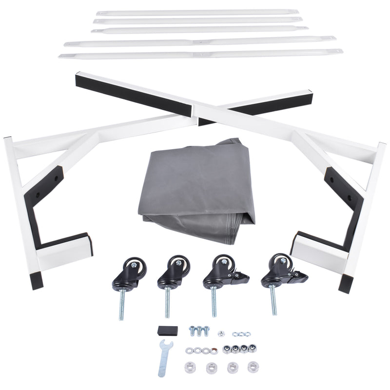 DURAFORCE White HARDTOP STORAGE CART+COVER Hard Tops for Chevrolet Corvette Mercedes-Benz