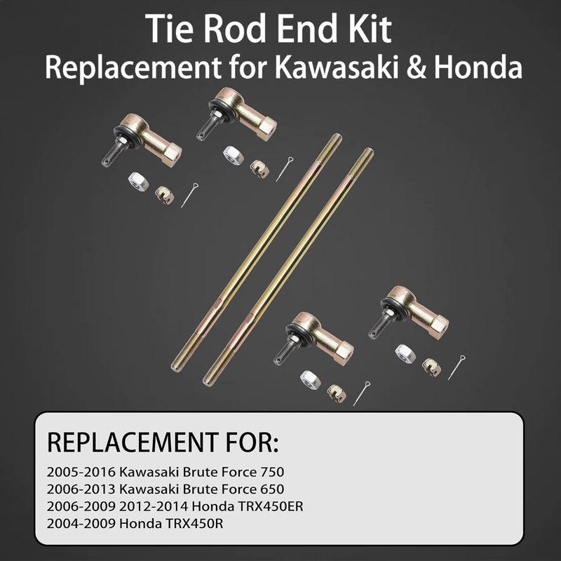 Tie Rod Sets Ball Joint For Kawasaki KVF750 Brute Force 750 4X4I 2005 2016 2