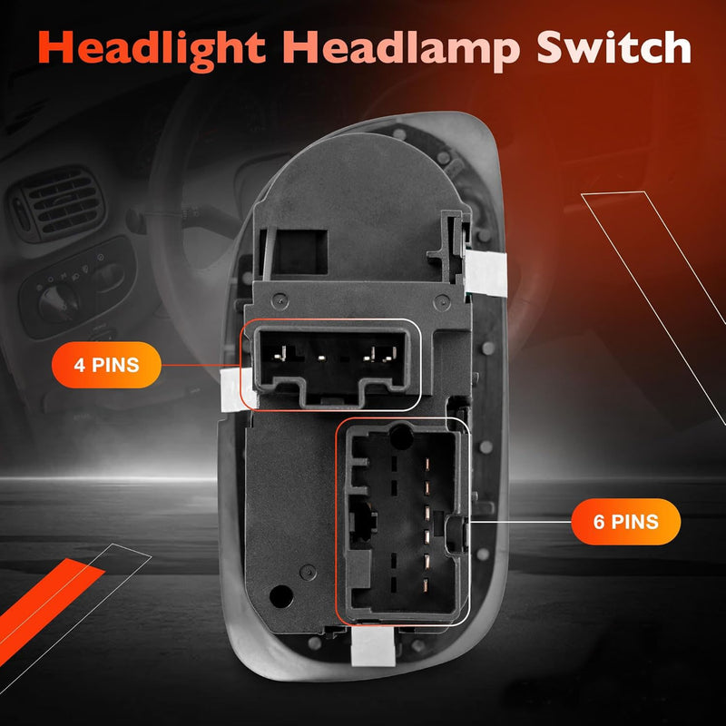Headlight Switch Without Fog Light for Ford F150 Heritage Expedition 2000 2004
