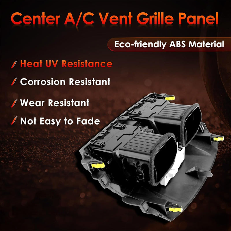 Center Dash AC Air Vent Trim Panel Emergency Switch For Toyota Corolla 09-13