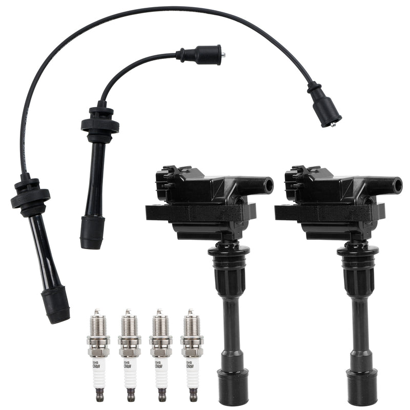 UF407 Ignition Coil Pack Spark Plug Wire Set for Mazda Protege 2.0L 01 05 2 Pack