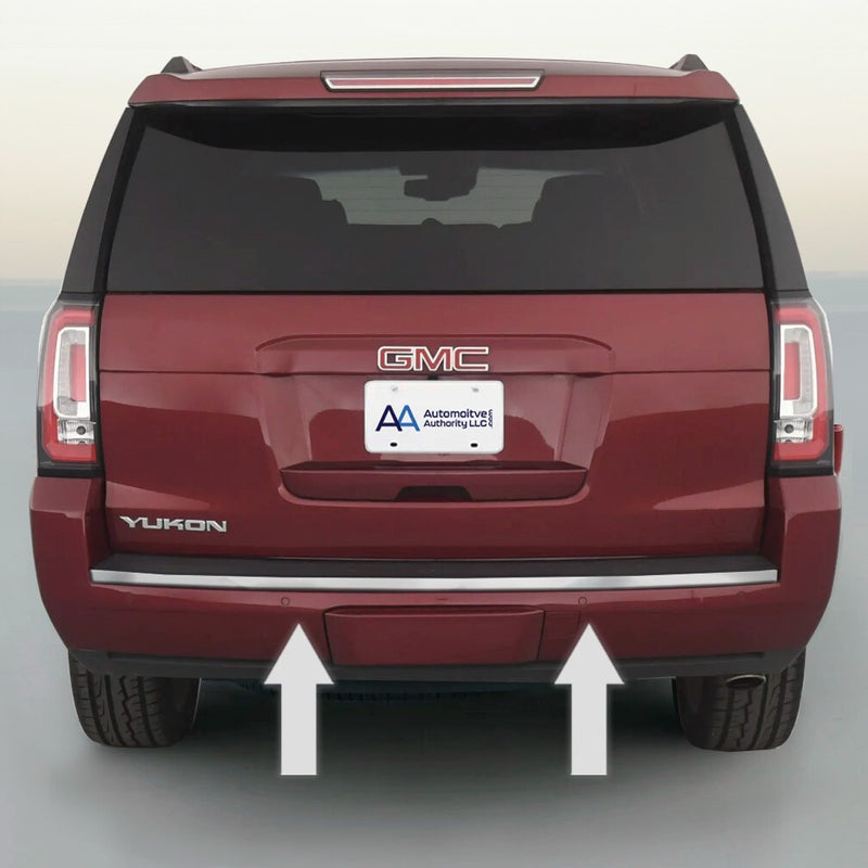 DURAFORCE Chrome Rear Bumper Trunk Trim Molding For 2015 To 2020 GMC Yukon And Yukon XL