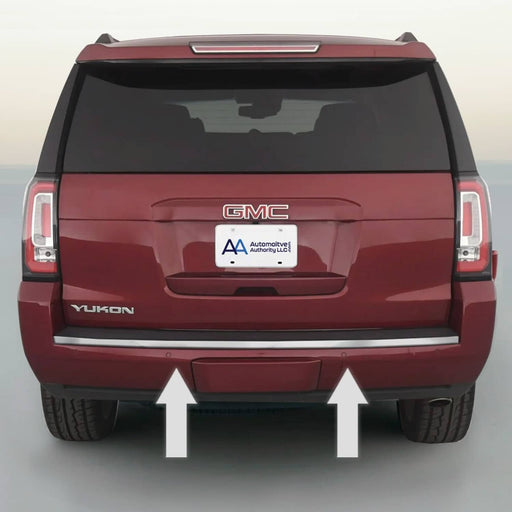 DURAFORCE Chrome Rear Bumper Trunk Trim Molding For 2015 To 2020 GMC Yukon And Yukon XL