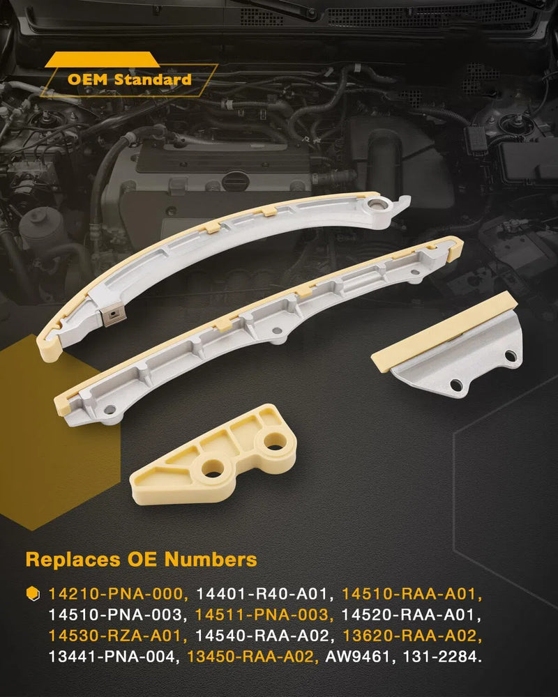 Timing Chain Kit with Water Pump for 02 11 Acura TSX Honda Accord CRV Element