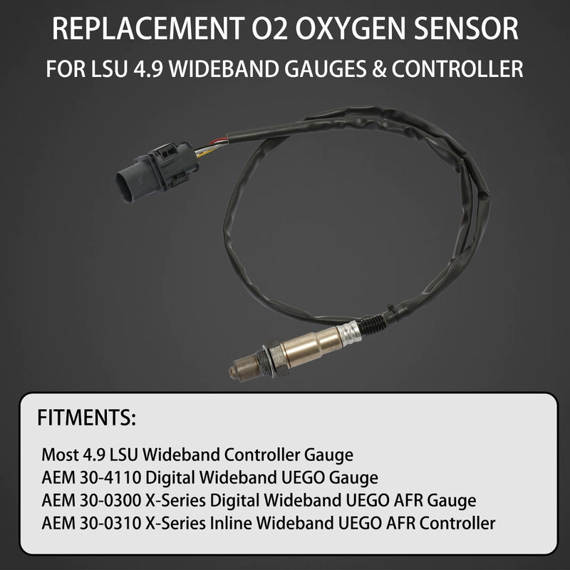 0258017025 LSU 4.9 Lambda WideBand O2 Oxygen Sensor for PLX AEM 30 4110
