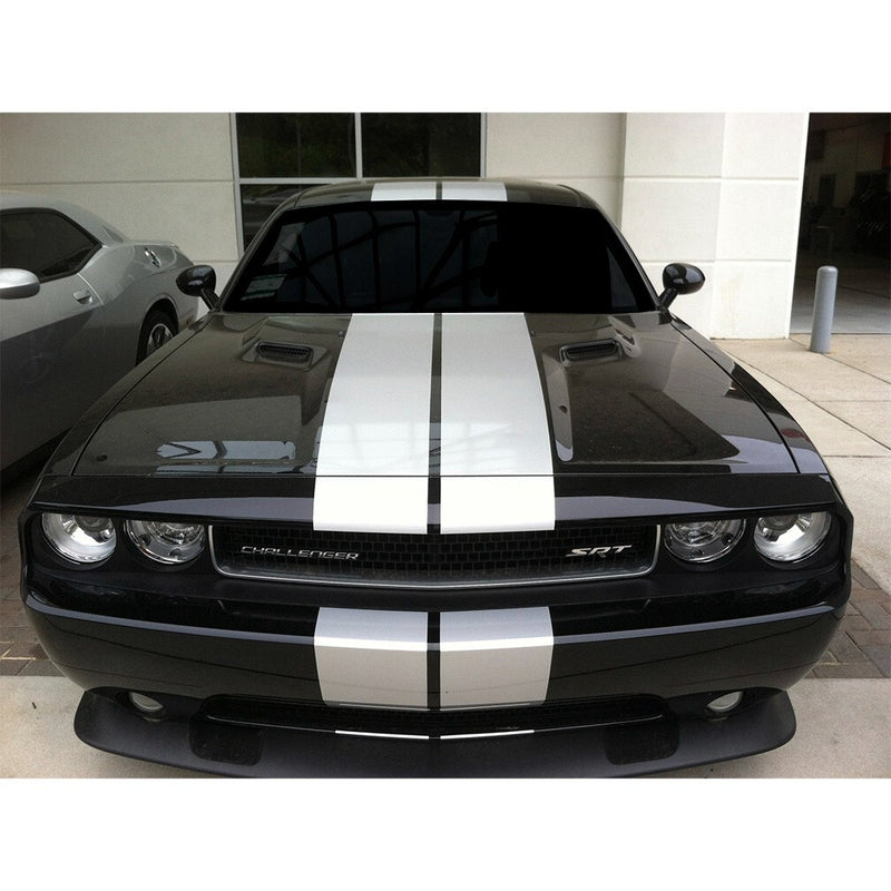 DURAFORCE 10 Inch Vinyl Rally Stripes Racing Stripe For Dodge Challenger