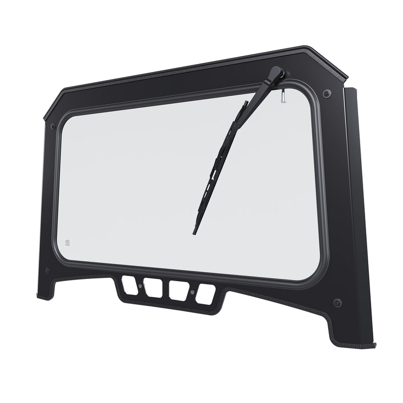 Glass Front Full Windshield for 2019-2023 Polaris RZR XP XP4 1000 Black