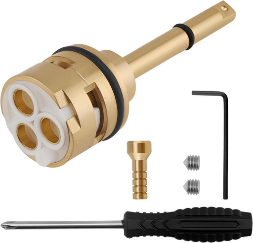 DURAFORCE RP71718 3 Function Non Shared Diverter Cartridge Kit for R11000 R22000 Brass