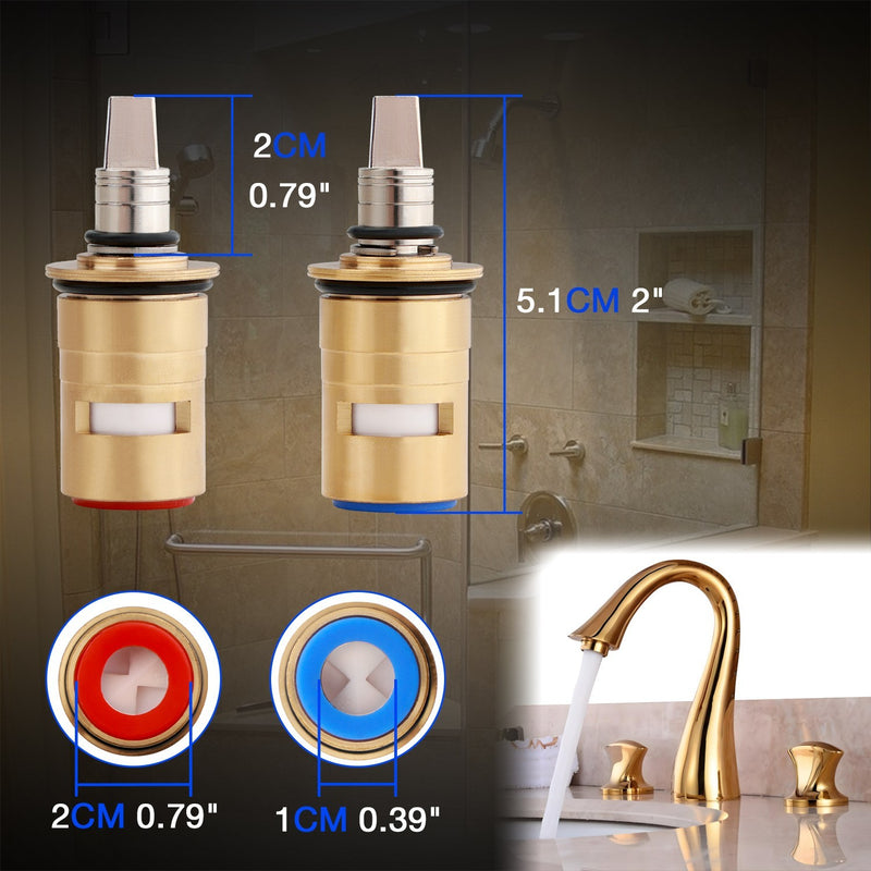 1099XKJKABNF 1100XKJKABNF Ceramic 1/4 Turn Cold and Hot Valve Cartridge Kit