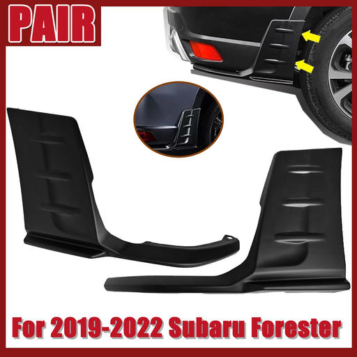 DURAFORCE Rear Bumper Corner Lip STI Style for 2019-2022 for Subaru Forester Pair