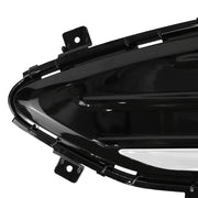 DURAFORCE 2Pcs Fog Light Cover for Ford Edge 2019-2024 Front Bumper Chrome Trim Bezel