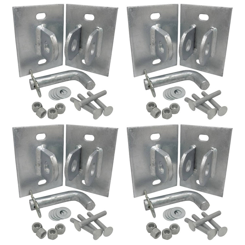 DURAFORCE Floating Stationary Dock Connector Hinge Kit Male Female T Style Brackets 4