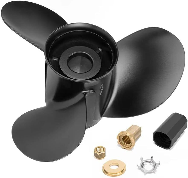 48 77344A45 Boat Propeller 13 1/4x17 for Mercury Outboard Engine 60 75 90 to 125HP