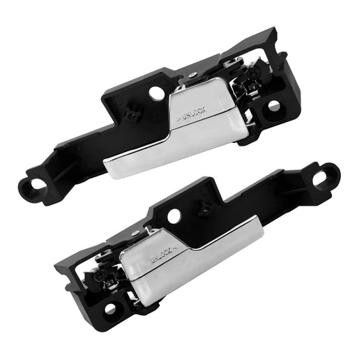 DURAFORCE Metal Interior Door Handle Front for 06-12 Ford Fusion Milan Lincoln MKZ