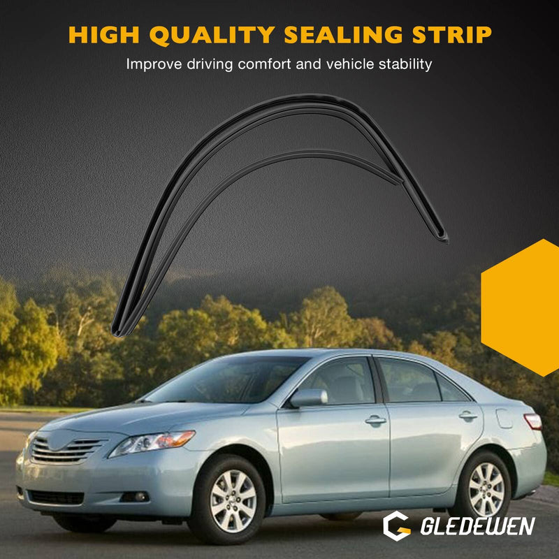 Weatherstrip Door Window Rubber Channel Seal for Toyota Corolla 2002 2006 4x
