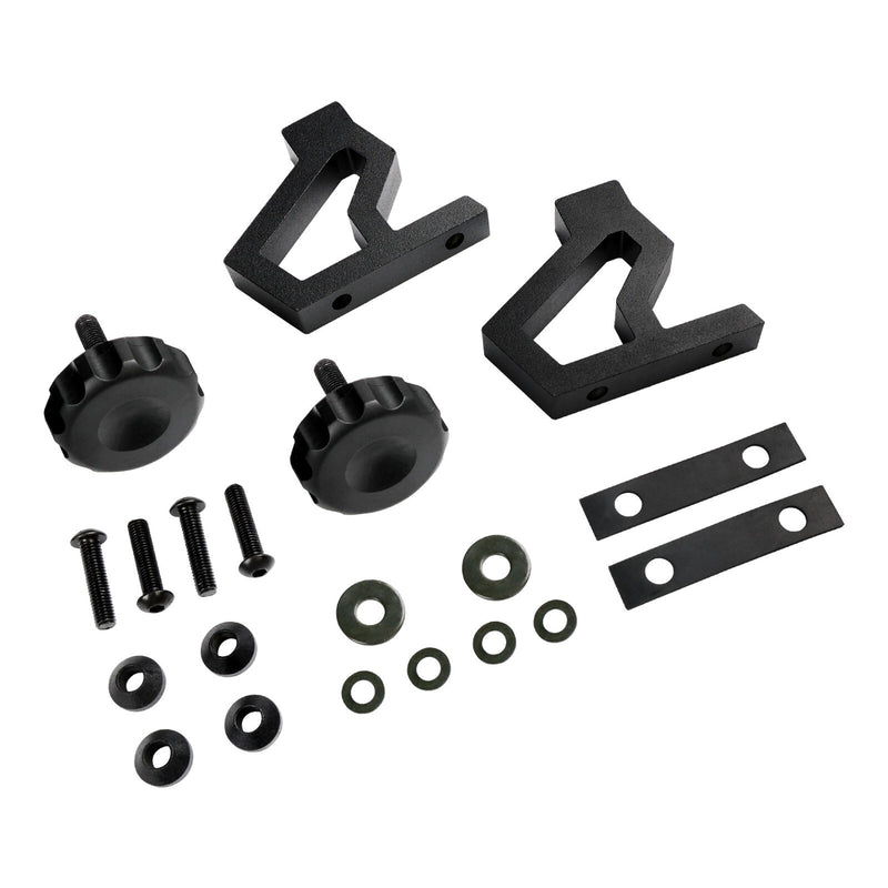 Hi Lift Jack Mounting Bracket Hood Hinge Kit for Jeep Wrangler JK 2007 2018