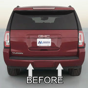 DURAFORCE Chrome Rear Bumper Trunk Trim Molding For 2015 To 2020 GMC Yukon And Yukon XL