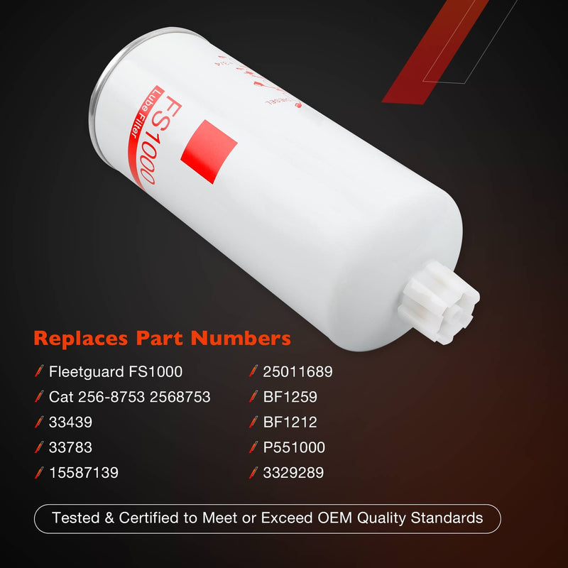 FS1000 Fuel Filter Water Separator For Freightliner Cummins C15 ISL9 M11 6x