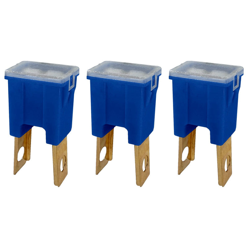 DURAFORCE 100A Straight Male Fuse Cartridge FLM PAL Auto Link for Car Truck RV SUV 3 Pack