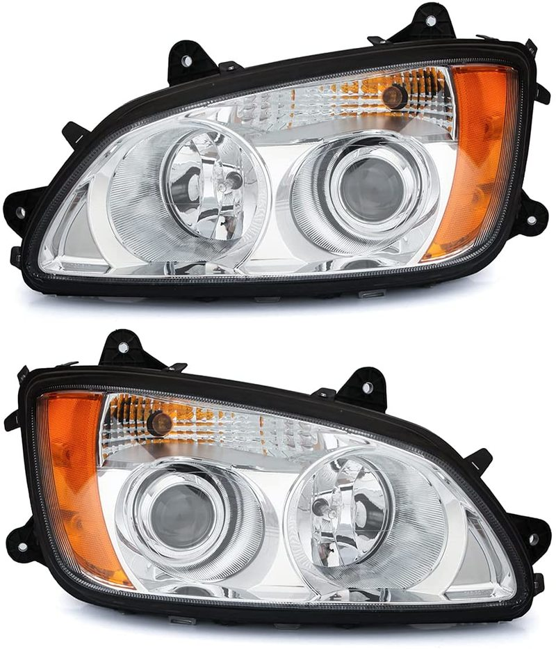 DURAFORCE 2P Headlight Fit 2008-2017 Kenworth T170 T270 T370 T470 T440 T660 Left & Right