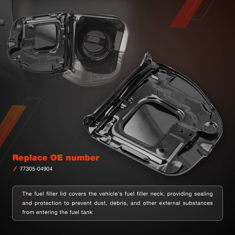 77305 04904 Double Cab Short Bed Fuel Gas Door Cover for Toyota Tacoma 2005 2015