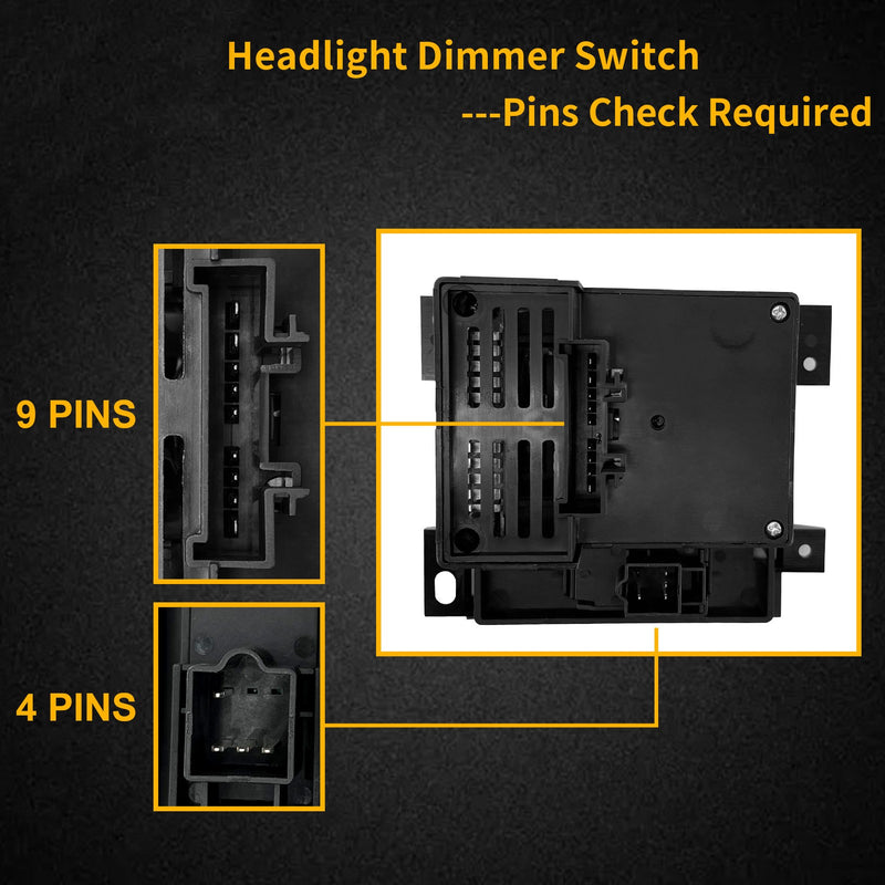 15755954 Headlight Switch Fog Light for Chevy S10 Blazer GMC Sonoma 98-03