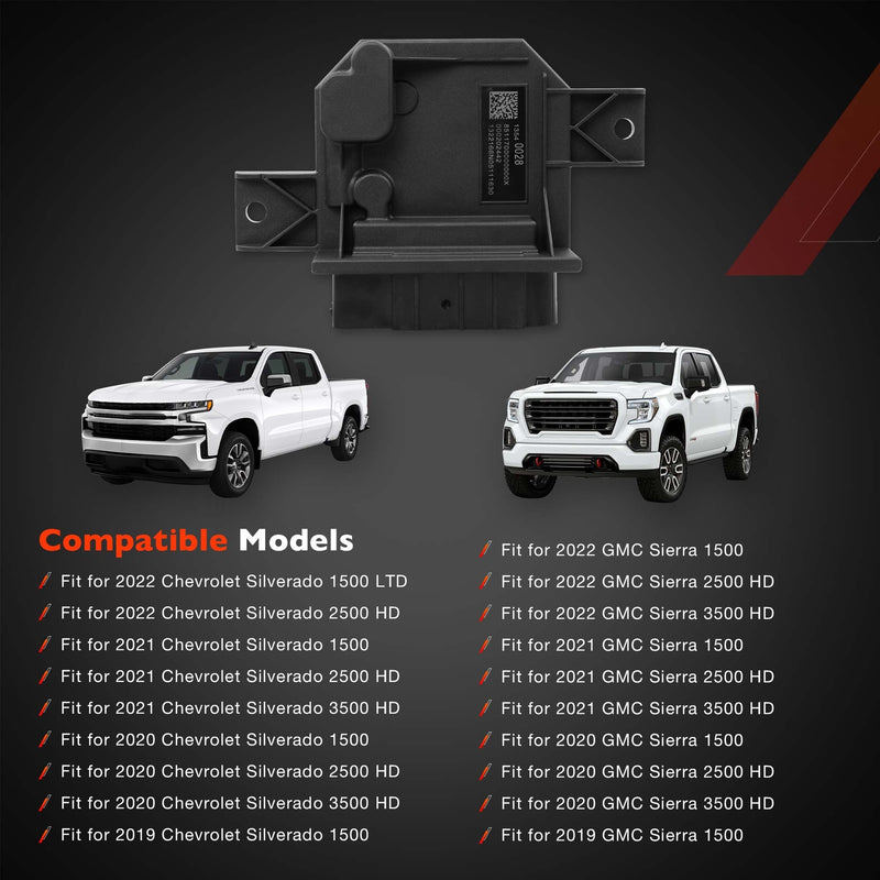 Fuel Pump Control Module for Chevy Silverado 1500 2500 HD GMC Sierra 2019 2022
