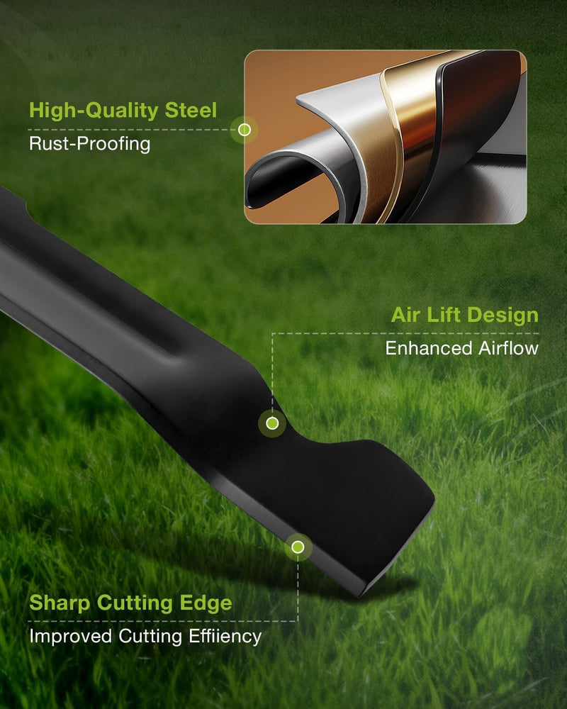 AB4200D 21 Inch Deck Blade For EGO Power Plus 42 Z6 Zero Turn Mower ZT4204L 2Pcs