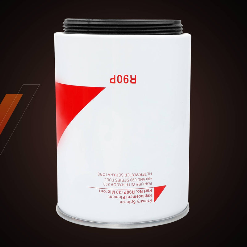 Fuel Filter Water Separator Spin On Element For 390RC 490R 690R 790R Series R90P