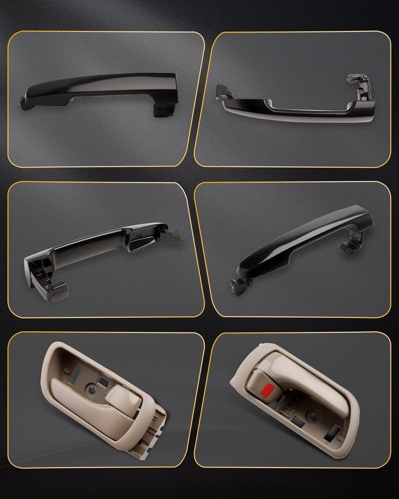 69211AA020C0 83913 Interior Exterior Door Handle for Toyota Camry 02 06 8 Piece