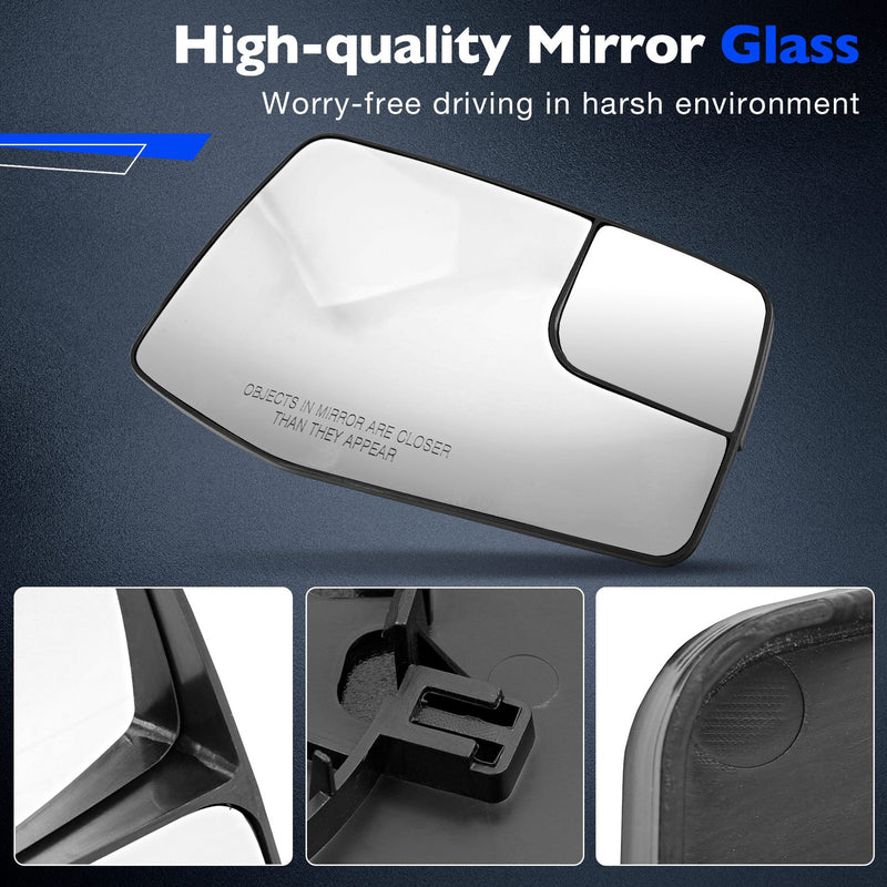 Right Passenger Side Heated Mirror for GMC Sierra Chevy Sliverado 2019 2025