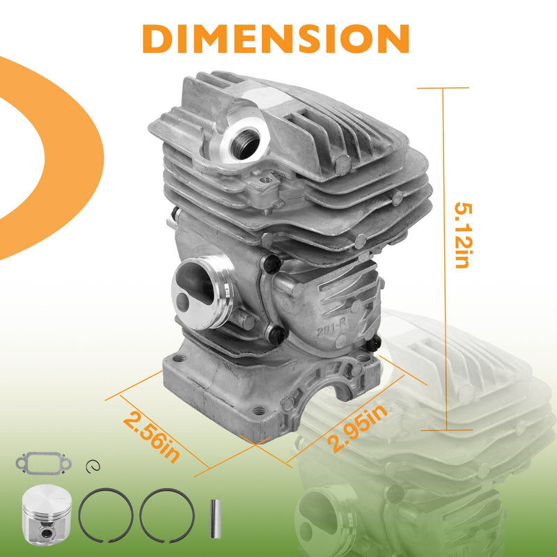 1141 020 1206 47mm Cylinder Piston Kit for Stihl Chainsaws MS271 MS271C MS291