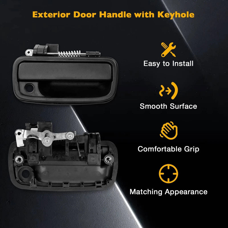 Exterior Interior Tailgate Door Handle Lock Cylinder Key for Toyota Tacoma 95-00