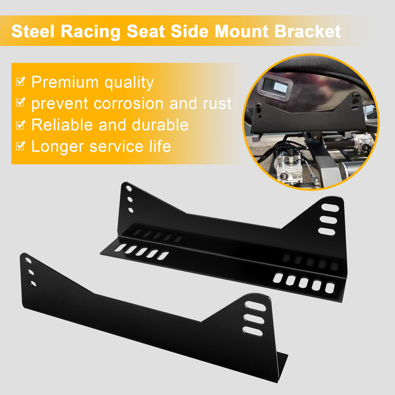 Universal Racing Side Mount Brackets for Recaro Bride OMP Bucket Seat 2x