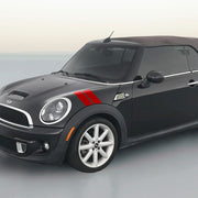 DURAFORCE 4 Dual Fender Stripe Hash Mark Decal Graphic Kit for Mini Cooper