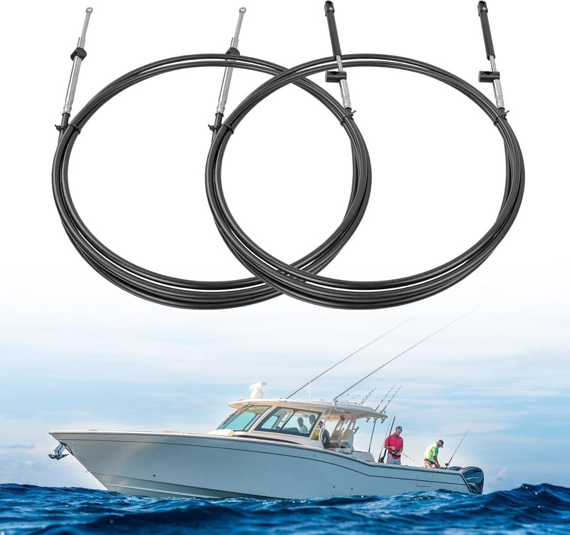 Outboard Throttle Shift Control Cables 16FT GEN 1 for Mercury MerCruiser 2Pcs