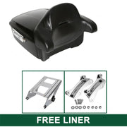 DURAFORCE King Motorcycle Trunk Mount Rack Docking For Harley 14-24 Street Glide Road King