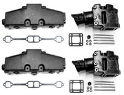 DURAFORCE 860246A15 860246Q11 18 1953 2 Exhaust Manifold Riser Kit for MerCruiser 305 V8