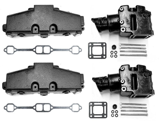 DURAFORCE 860246A15 860246Q11 18 1953 2 Exhaust Manifold Riser Kit for MerCruiser 305 V8