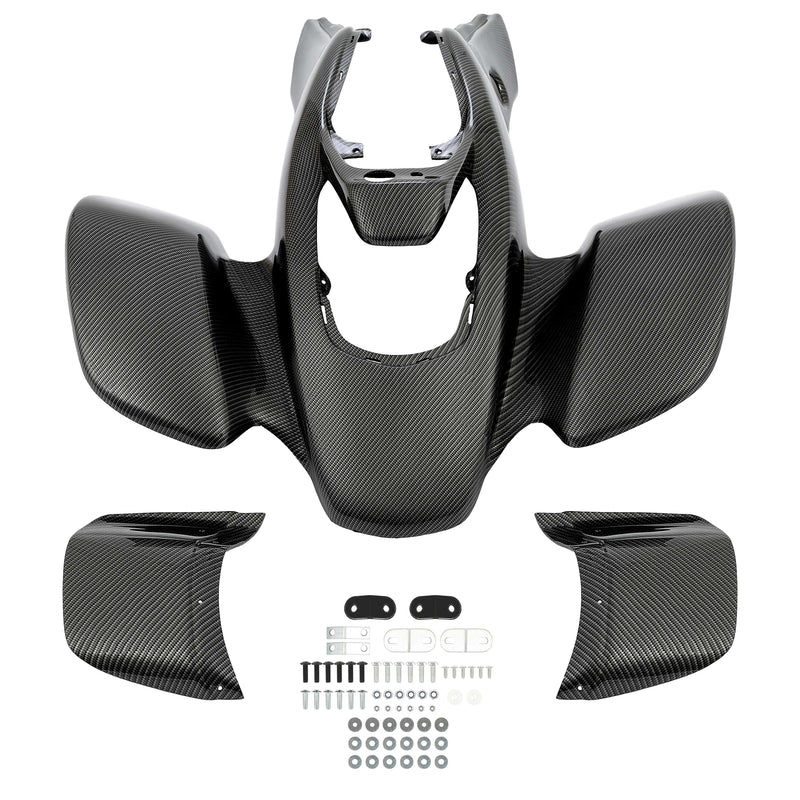 For Honda TRX 400EX 1999 2004 Front Fender ABS Carbon Fiber Printing 11739 30