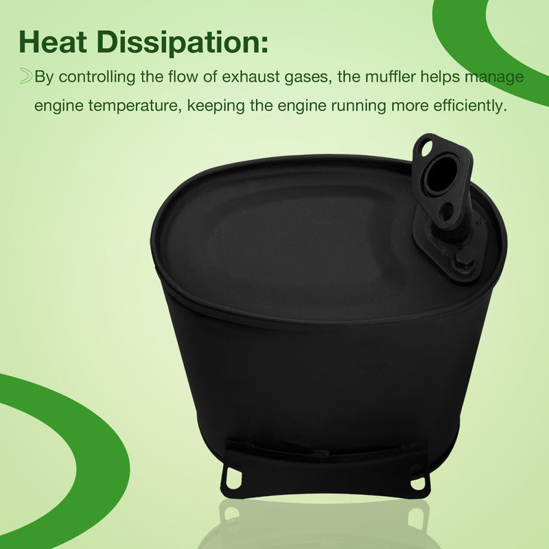 Exhaust Muffler Silencer For Champion Predator 3500W Honda Clone GX160 GX200