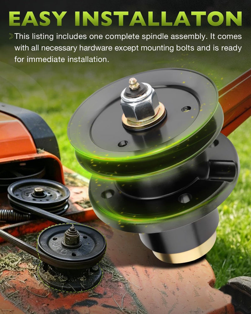 310-132S Deck Spindle 5 Inch Deck Pulley for Land Pride FDR AT FD AFM Mower