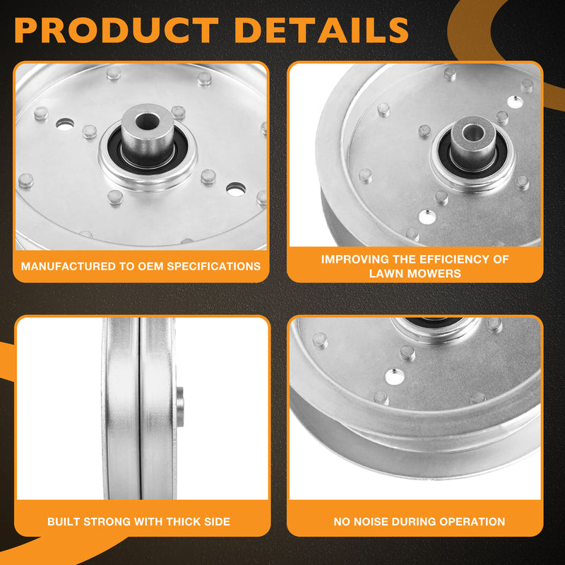 71460009 Flat Idler Pulley for Wright Commercial Lawn Mower