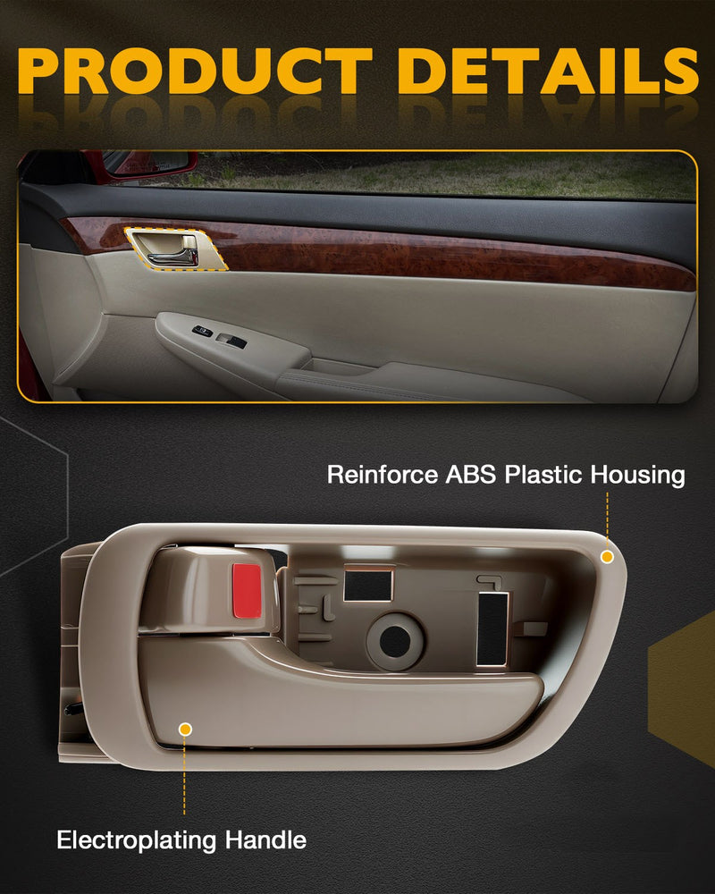 69211AA020C0 83913 Interior Exterior Door Handle for Toyota Camry 02 06 8 Piece