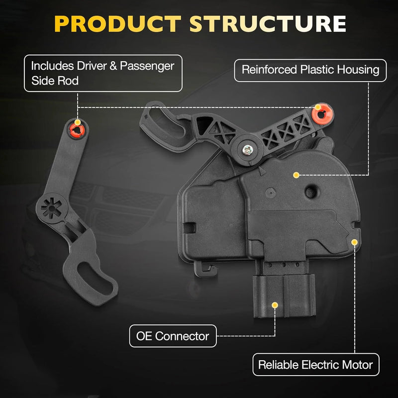 Sliding Door Lock Actuator Motors for Chrysler Town Country Dodge Caravan 2 Pack