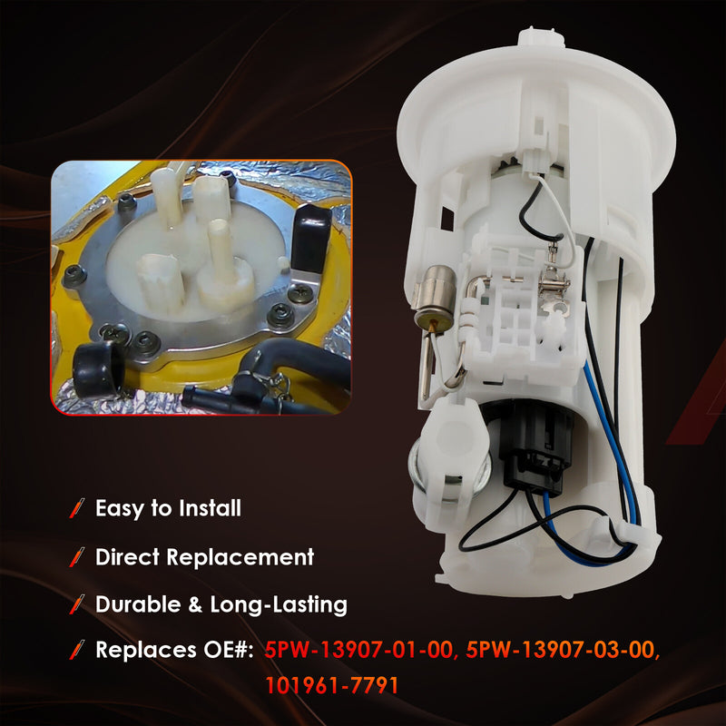 5PW139070100 Fuel Gas Tank Pump for Yamaha YZF R6S R1 R6 5PW139070300