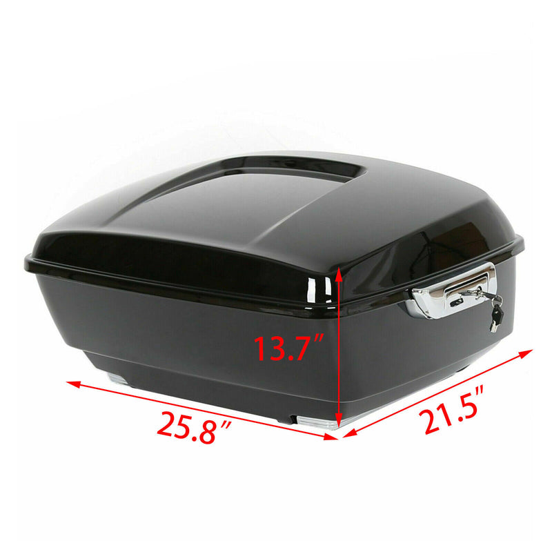 DURAFORCE King Motorcycle Trunk Mount Rack Docking For Harley 14-24 Street Glide Road King