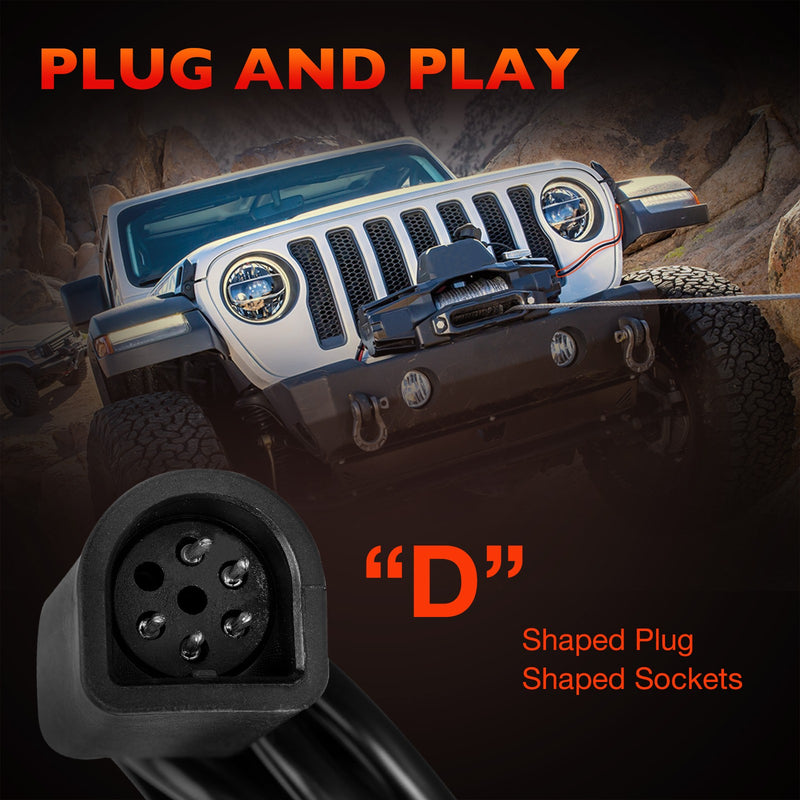 83665 Winch Remote Control for Warn M8000 M10000 M12000 HS9500 Winch Controller