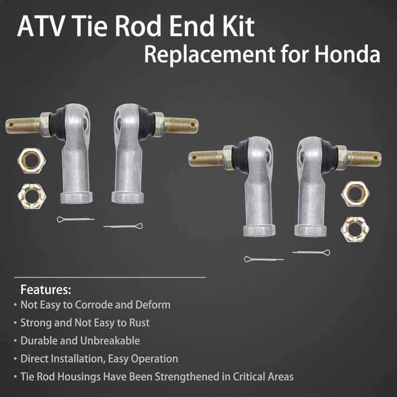 Tie Rod End Kit Ball Joint Set for Honda Foreman Rincon 500 650 680 1993 2016