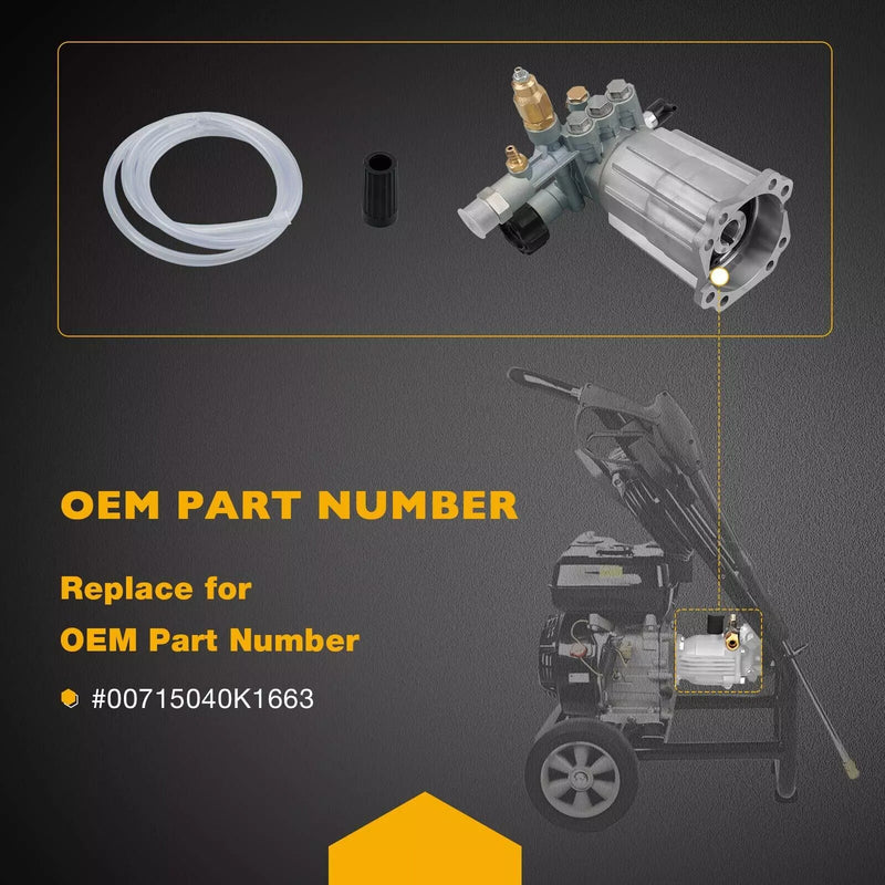 2.2 GPM 2400 PSI Axial Cam Pressure Washer Water Pump For 0H9565 0K1663
